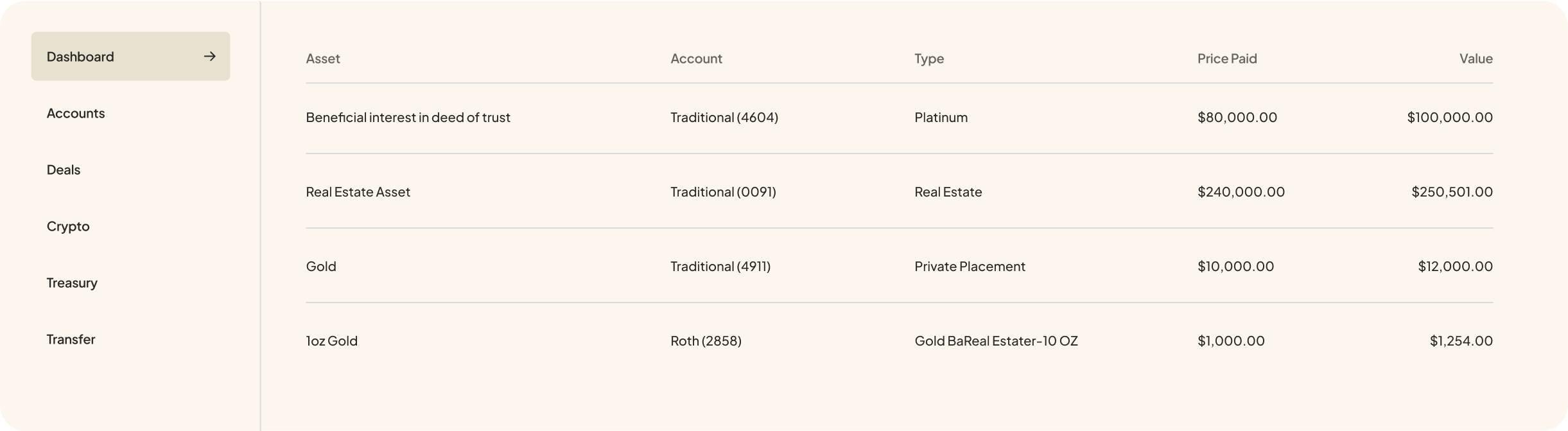 Business Portal screenshot